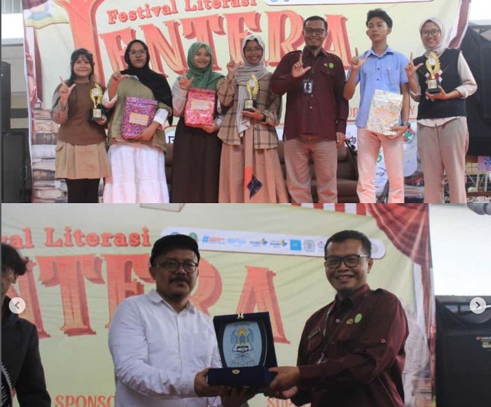 Festival Literasi 2025” dengan tema “Lentera” (Dari Aksara Lahir Cahaya)